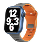 For Apple Watch Series 7 45mm / Space Grey Orange