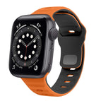 For Apple Watch Series 6 40mm / Orange Black