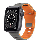 For Apple Watch Series 6 40mm / Space Grey Orange