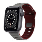 Wave Texture Reverse Buckle Silicone Watch Band, For Apple Watch Series 6 40mm, For Apple Watch Series 6 44mm, For Apple Watch Series 5 44mm, For Apple Watch Series 5 40mm - DealBuddy