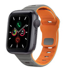 For Apple Watch Series 5 44mm / Space Grey Orange