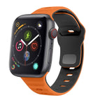 For Apple Watch Series 4 44mm / Orange Black