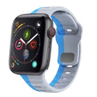 Wave Texture Reverse Buckle Silicone Watch Band, For Apple Watch Series 4 44mm, For Apple Watch Series 4 40mm, For Apple Watch Series 3 38mm, For Apple Watch Series 3 42mm - DealBuddy