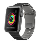 Wave Texture Reverse Buckle Silicone Watch Band