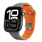 For Apple Watch Series 10 46mm / Space Grey Orange