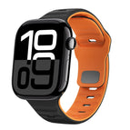 For Apple Watch Series 10 42mm / Black Orange