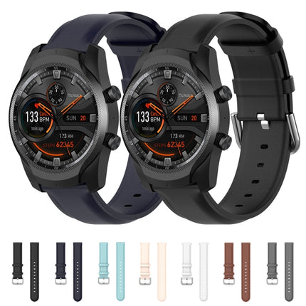 22mm Leather Strap with Round Tail Buckle - DealBuddy