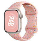 Hole Style Butterfly Buckle Camouflage Silicone Watch Band