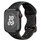Hole Style Butterfly Buckle Camouflage Silicone Watch Band