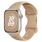 Hole Style Butterfly Buckle Camouflage Silicone Watch Band