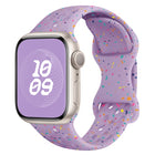Hole Style Butterfly Buckle Camouflage Silicone Watch Band