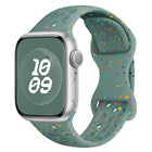 Hole Style Butterfly Buckle Camouflage Silicone Watch Band