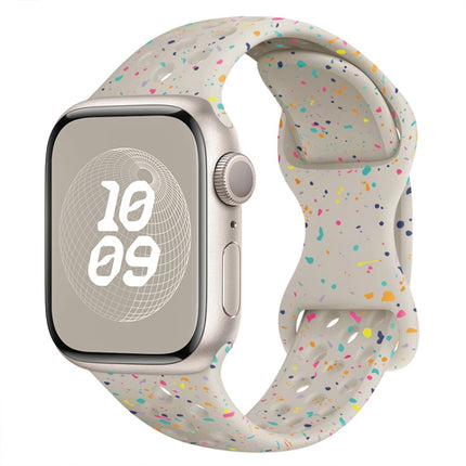 Hole Style Butterfly Buckle Camouflage Silicone Watch Band