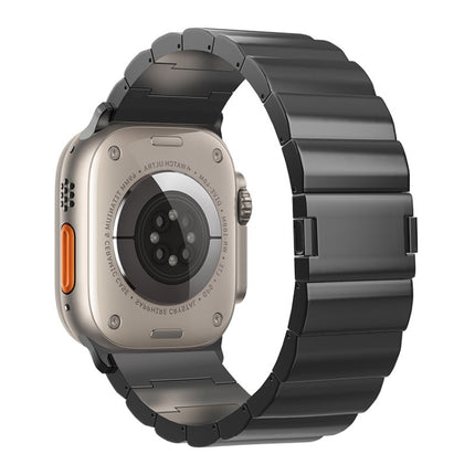 One-Bead Magnetic Buckle Titanium Metal Watch Band, For Apple Watch Series 10 46mm, For Apple Watch Series 10 42mm, For Apple Watch SE 2023 44mm, For Apple Watch SE 2023 40mm, For Apple Watch Ultra 2 49mm, For Apple Watch Series 9 45mm                 ... - DealBuddy