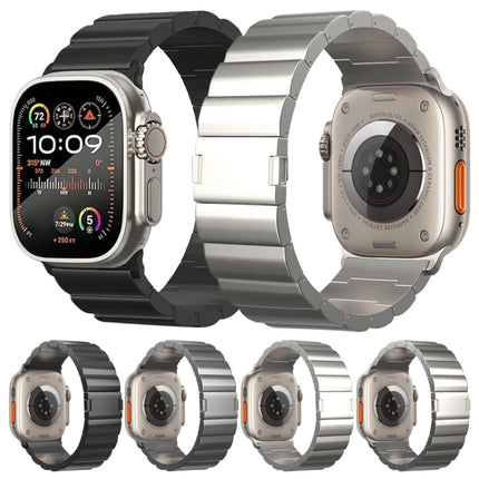 One-Bead Magnetic Buckle Titanium Metal Watch Band, For Apple Watch Series 2 42mm, For Apple Watch Series 2 38mm, For Apple Watch 42mm, For Apple Watch 38mm - DealBuddy