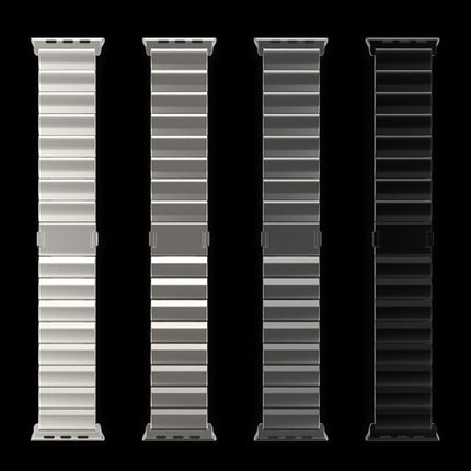 One-Bead Magnetic Buckle Titanium Metal Watch Band, For Apple Watch Series 2 42mm, For Apple Watch Series 2 38mm, For Apple Watch 42mm, For Apple Watch 38mm - DealBuddy