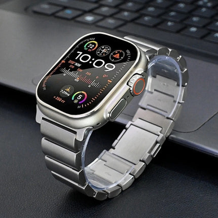 One-Bead Magnetic Buckle Titanium Metal Watch Band, For Apple Watch Series 10 46mm, For Apple Watch Series 10 42mm, For Apple Watch SE 2023 44mm, For Apple Watch SE 2023 40mm, For Apple Watch Ultra 2 49mm, For Apple Watch Series 9 45mm                 ... - DealBuddy