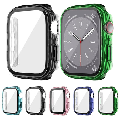 2 in 1 PC Hybrid Tempered Glass Protector Case, For Apple Watch Series 6 / 5 / 4 / SE 44mm, For Apple Watch Series 6 / 5 / 4 / SE 40mm, For Apple Watch Series 9 / 8 / 7 45mm, For Apple Watch Series 9 / 8 / 7 41mm - DealBuddy