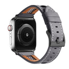 Mesh Calfskin Genuine Leather Watch Band