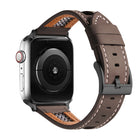 Mesh Calfskin Genuine Leather Watch Band