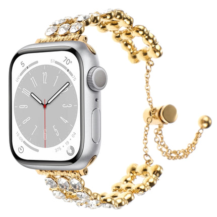 Rhinestone Metal Bracelet Watch Band, For Apple Watch SE 40mm, For Apple Watch SE 44mm, For Apple Watch Series 6 40mm, For Apple Watch Series 6 44mm, For Apple Watch Series 5 44mm, For Apple Watch Series 5 40mm, For Apple Watch Series 4 44mm           ... - DealBuddy