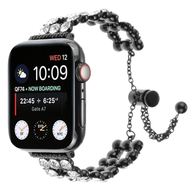 Rhinestone Metal Bracelet Watch Band, For Apple Watch 42mm, For Apple Watch 38mm - DealBuddy