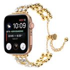 Rhinestone Metal Bracelet Watch Band