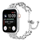 Rhinestone Metal Bracelet Watch Band