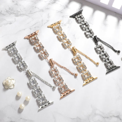 Rhinestone Metal Bracelet Watch Band