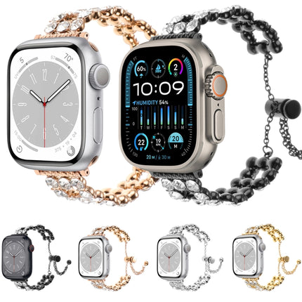 Rhinestone Metal Bracelet Watch Band