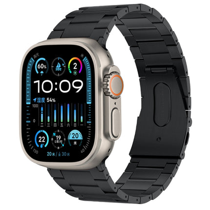 PG63 Three-Bead Protrusion Titanium Metal Watch Band, For Apple Watch Series 10 46mm, For Apple Watch Series 10 42mm, For Apple Watch SE 2023 44mm, For Apple Watch SE 2023 40mm, For Apple Watch Ultra 2 49mm, For Apple Watch Series 9 45mm               ... - DealBuddy