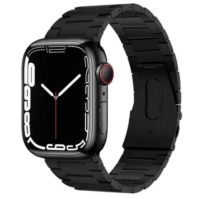 PG63 Three-Bead Protrusion Titanium Metal Watch Band, For Apple Watch Series 6 40mm, For Apple Watch Series 6 44mm, For Apple Watch Series 5 44mm, For Apple Watch Series 5 40mm, For Apple Watch Series 4 44mm, For Apple Watch Series 4 40mm              ... - DealBuddy