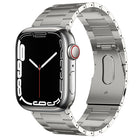 PG63 Three-Bead Protrusion Titanium Metal Watch Band, For Apple Watch Series 6 40mm, For Apple Watch Series 6 44mm, For Apple Watch Series 5 44mm, For Apple Watch Series 5 40mm, For Apple Watch Series 4 44mm, For Apple Watch Series 4 40mm              ... - DealBuddy