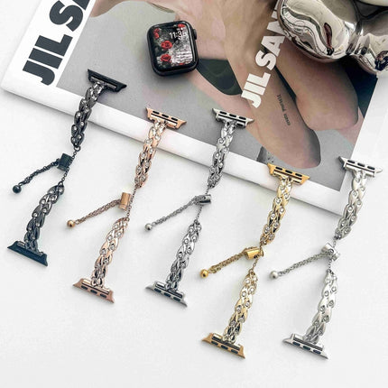 Rhinestone Peacock Metal Bracelet Watch Band, For Apple Watch 42mm, For Apple Watch 38mm - DealBuddy