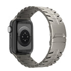 Double Lock Buckle Turtle Titanium Steel Watch Band, For Apple Watch 42mm, For Apple Watch 38mm - DealBuddy