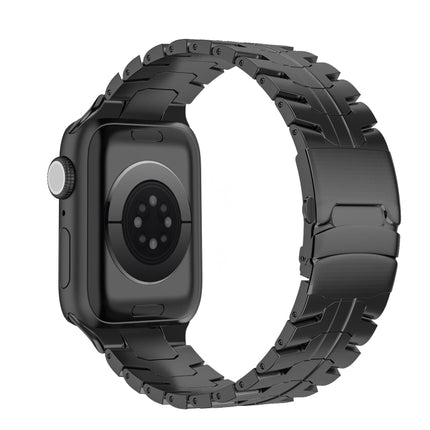 Double Lock Buckle Turtle Titanium Steel Watch Band, For Apple Watch 42mm, For Apple Watch 38mm - DealBuddy