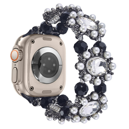 Beaded Pearl Gemstone Bracelet Watch Band, For Apple Watch SE 2023 44mm, For Apple Watch SE 2023 40mm, For Apple Watch Ultra 2 49mm, For Apple Watch Series 9 45mm, For Apple Watch Series 9 41mm, For Apple Watch Ultra 49mm, For Apple Watch Series 8 41mm... - DealBuddy