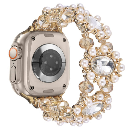 Beaded Pearl Gemstone Bracelet Watch Band, For Apple Watch SE 2023 44mm, For Apple Watch SE 2023 40mm, For Apple Watch Ultra 2 49mm, For Apple Watch Series 9 45mm, For Apple Watch Series 9 41mm, For Apple Watch Ultra 49mm, For Apple Watch Series 8 41mm... - DealBuddy