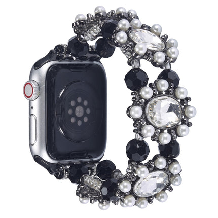 Beaded Pearl Gemstone Bracelet Watch Band