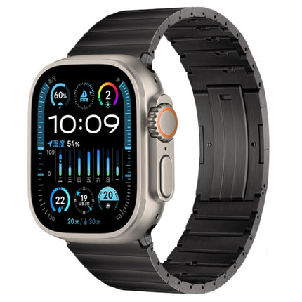 PG65 Single Bead Bamboo Joint Spring Bars Titanium Metal Watch Band, For Apple Watch Series 10 46mm, For Apple Watch Series 10 42mm, For Apple Watch SE 2023 44mm, For Apple Watch SE 2023 40mm, For Apple Watch Ultra 2 49mm, For Apple Watch Series 9 45mm... - DealBuddy