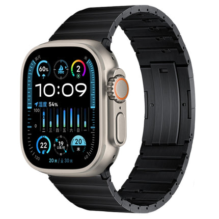 PG65 Single Bead Bamboo Joint Spring Bars Titanium Metal Watch Band, For Apple Watch Series 10 46mm, For Apple Watch Series 10 42mm, For Apple Watch SE 2023 44mm, For Apple Watch SE 2023 40mm, For Apple Watch Ultra 2 49mm, For Apple Watch Series 9 45mm... - DealBuddy