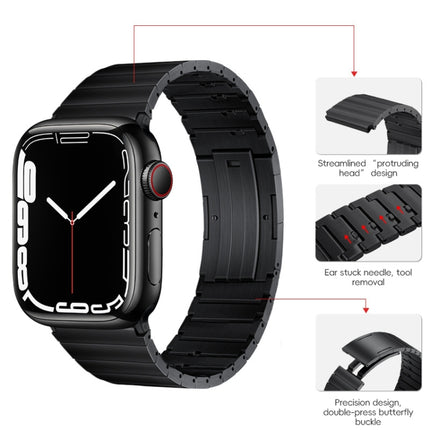 PG65 Single Bead Bamboo Joint Spring Bars Titanium Metal Watch Band, For Apple Watch Series 6 40mm, For Apple Watch Series 6 44mm, For Apple Watch Series 5 44mm, For Apple Watch Series 5 40mm, For Apple Watch Series 4 44mm, For Apple Watch Series 4 40m... - DealBuddy