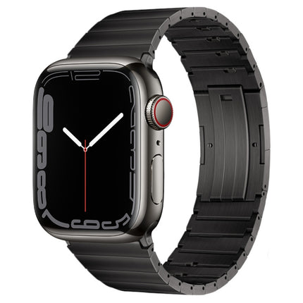 PG65 Single Bead Bamboo Joint Spring Bars Titanium Metal Watch Band, For Apple Watch Series 6 40mm, For Apple Watch Series 6 44mm, For Apple Watch Series 5 44mm, For Apple Watch Series 5 40mm, For Apple Watch Series 4 44mm, For Apple Watch Series 4 40m... - DealBuddy