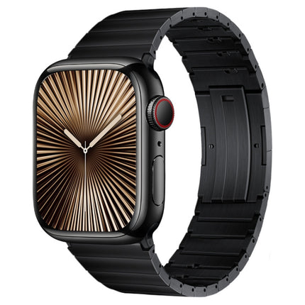PG65 Single Bead Bamboo Joint Spring Bars Titanium Metal Watch Band, For Apple Watch Series 10 46mm, For Apple Watch Series 10 42mm, For Apple Watch SE 2023 44mm, For Apple Watch SE 2023 40mm, For Apple Watch Ultra 2 49mm, For Apple Watch Series 9 45mm... - DealBuddy