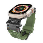 For Apple Watch SE 2022 44mm / Black Green