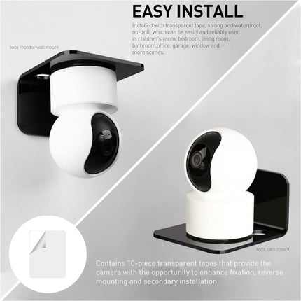 YX113 3pcs Acrylic Small Wall Mount