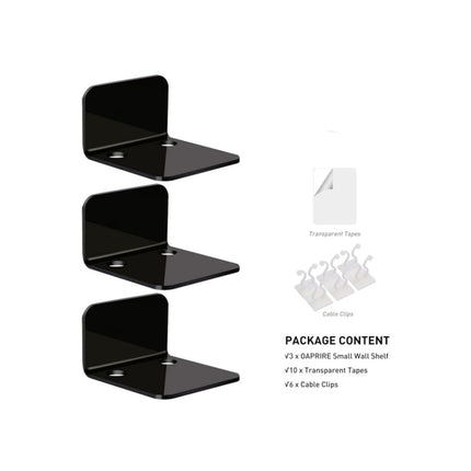 YX113 3pcs Acrylic Small Wall Mount