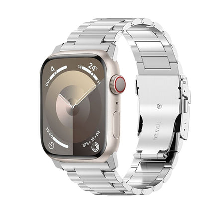 26mm Safety Buckle Titanium Alloy Watch Band, For Apple Watch SE 2023 44mm, For Apple Watch Ultra 2 49mm, For Apple Watch Series 9 45mm, For Apple Watch Ultra 49mm, For Apple Watch Series 8 45mm, For Apple Watch SE 2022 44mm, For Apple Watch Series 7 4... - DealBuddy
