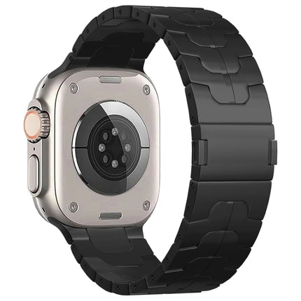 Magnetic Buckle Titanium Alloy Watch Band, For Apple Watch SE 2023 44mm, For Apple Watch Ultra 2 49mm, For Apple Watch Series 9 45mm, For Apple Watch Ultra 49mm, For Apple Watch Series 8 45mm, For Apple Watch SE 2022 44mm, For Apple Watch Series 7 45mm... - DealBuddy