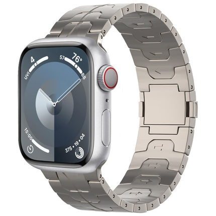 Magnetic Buckle Titanium Alloy Watch Band, For Apple Watch SE 2023 44mm, For Apple Watch Ultra 2 49mm, For Apple Watch Series 9 45mm, For Apple Watch Ultra 49mm, For Apple Watch Series 8 45mm, For Apple Watch SE 2022 44mm, For Apple Watch Series 7 45mm... - DealBuddy